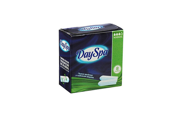 Тампоны DAY SPA нормал женские гигиенические 8шт (509)