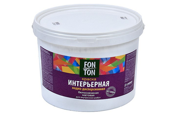 Краска интерьерная FonTon белая (13,0кг)