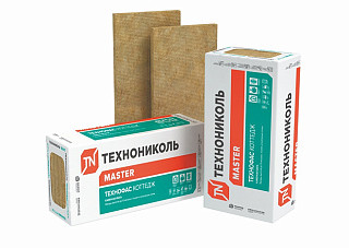 Утеплитель ТЕХНОФАС КОТТЕДЖ минвата из базальта 1200х600х100мм, 2,16м2=0,216м3,105-115кг/м3 (3плиты)