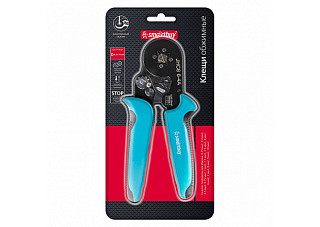 Клещи обжимные, 0,25-10мм2, квадрат., для трубч. изолир. и неизолир. нак.,Smartbuy tools  WSR 4