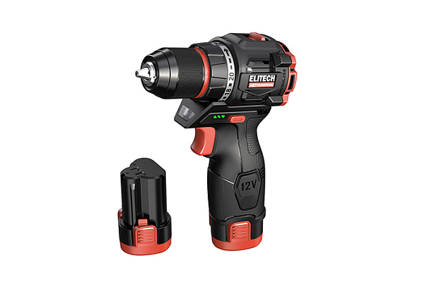 Дрель-шуруповерт ELITECH HD CD 12L2 12В, 2х2,0Ач Li-ion Е2201.038.01