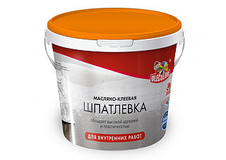 Шпатлевка OLECOLOR масляно-клеевая для внутренних работ (9,0кг)