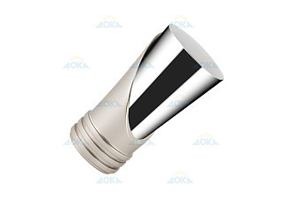 Наконечник металлический D16 Вега Сатин/Хром (уп 2шт)