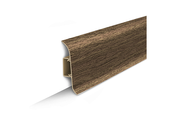 Плинтус напольный 55мм 2,2м "Идеал Классик" 291 Орех