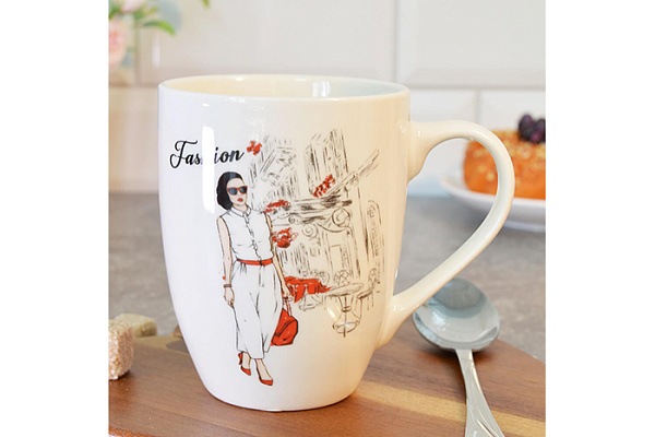 Кружка 350мл Модница, MFK09145  (48)