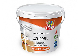Эмаль акриловая для пола OLECOLOR золотистый (2,5кг)
