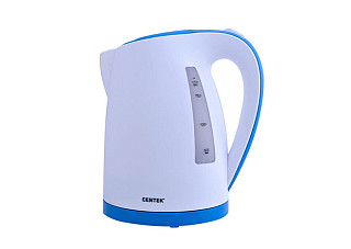 Чайник Centek CT-0026 (белый) 1.7л, 2200Вт, LED, матовый корпус, защита от включения без воды