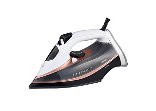 Утюг Centek CT-2346 WHITE (белый) 3000Вт, МОЩНЫЙ ПАРОВОЙ УДАР, керамическая подошва, самоочистка, 38