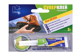 Секундный клей для обуви A.D.M. Супер GHS3250B 3гр/288/12 (321)