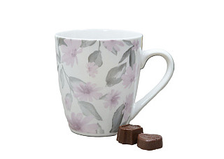 Кружка 340мл 2, Ofelia pink HS24001-12M