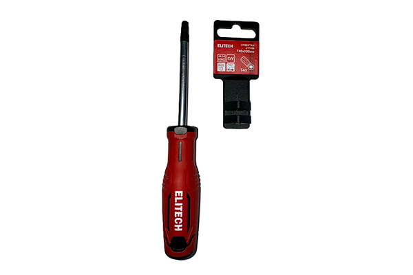Отвертка ELITECH T 40х100мм 211406 (1/12)