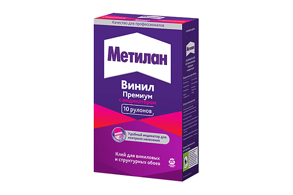 Клей обойный МЕТИЛАН Винил Премиум 300гр (586527)/18 