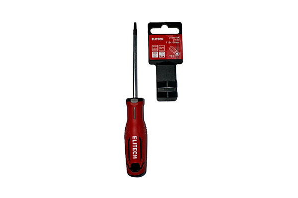 Отвертка ELITECH T 15х100мм 211402 (1/12)