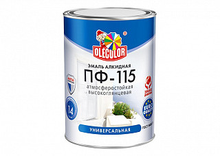 Эмаль ПФ 115 OLECOLOR синий (0,8кг)