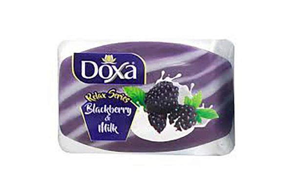 Мыло туалетное Doxa Relax series Blackber&Milk 80г (367)