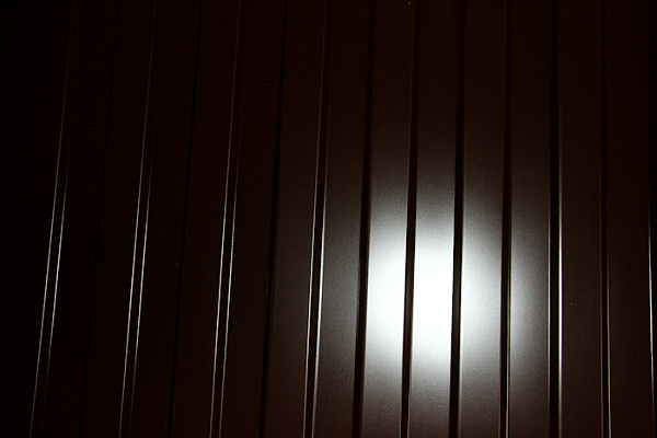 Профнастил С 8 Эконом шоколадно-коричневый RAL8017 (1150х2000мм)