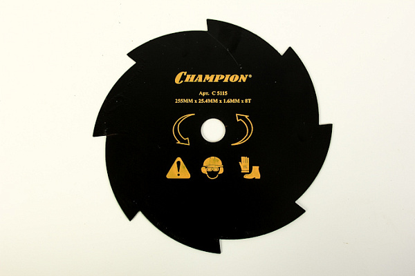 Нож для триммера CHAMPION С5115 для жесткой травы (8/255/25,4 (Т283,Т284,125R,325RDx/Rx,323R,235R)