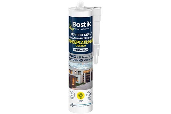 Герметик BOSTIK Perfect Seal универсальный силиконовый прозрачный 280мл (BOK638530) 246 +++++++