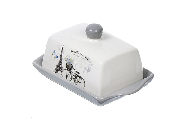 Масленка доломит, крышка, Daniks Прованс (419423)