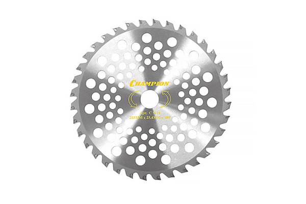 Нож для триммера CHAMPION C5107 с зубцами из твердого сплава 40/255/25,4 (SRM-330ES/SRM-350ES,4605)
