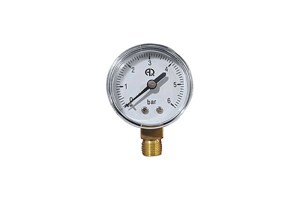 Манометр 50 мм нижнее подключение 1/4" 0-6 бар AQUALINK (02780) (1/120)
