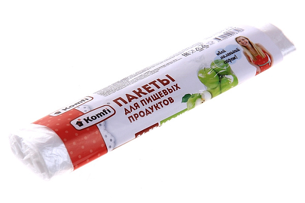 Пакеты фасовочные в рулоне (ПНД 24х37см,10мкм, прозрачн.,100шт) (PFV0710)