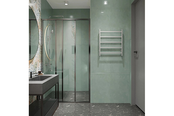 Полотенцесушитель электрический MIXLINE FAVORITE 60х50 (таймер, 302Вт, 5перекл.) МАТОВЫЙ ХРОМ 557208