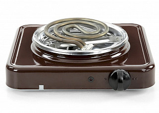 Электроплита ЭПТ-1  1000Вт. 1комфорка черный/коричневый г.Псков