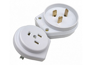 Разъем IN HOME РШ/ВШ 32А 250В пластиковый встраиваемый белый 9133 (0212)