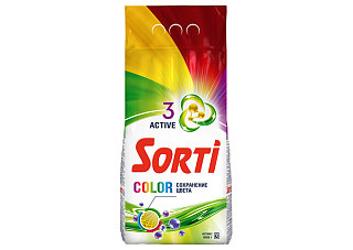 Порошок стиральный SORTI автомат колор 9кг