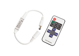 Контроллер FERON LD65 для одноцветной светодиодной ленты с П/У белый, 12-24V, 48031