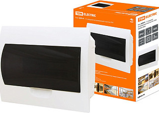 Бокс TDM ЩРВ-П-12, ABS, IP41 модулей встраиваемый пластик (0902-0004)