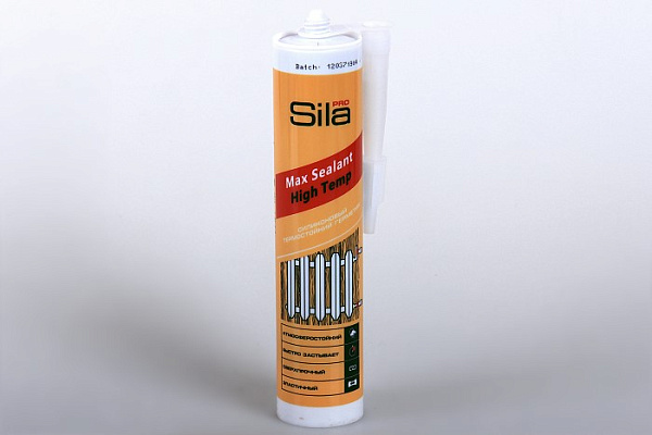 Герметик Sila PRO Max Sealant, High Temp силиконовый, термостойкий, красный 280мл (232)