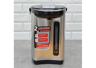 Термопот SAKURA SA-314BS 4,5л черный нержавеющая сталь 
