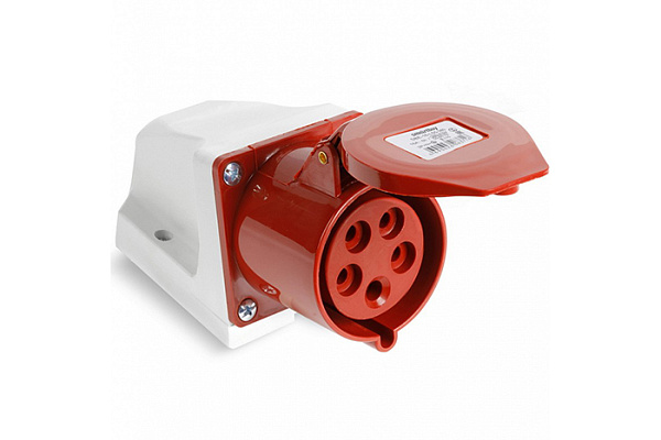 Розетка SMARTBUY 115 стационарная наружная 3Р+РЕ+N 16А 380В IP44 (SBE-16-LS5-380)