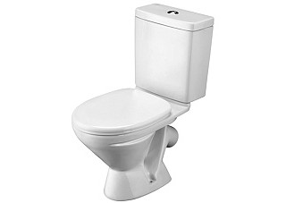 Унитаз-компакт Santek Лига (белый, косой выпуск, 2 режима, полипропилен, 1.WH30.2.197)