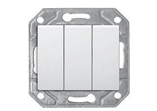 Выключатель Profitec Corsa ST механизм бел 3СП (PC-пласт) (910123-М)