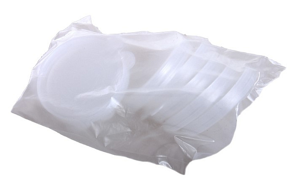 Крышка полиэтиленовая для горячего закрывания уп.10шт