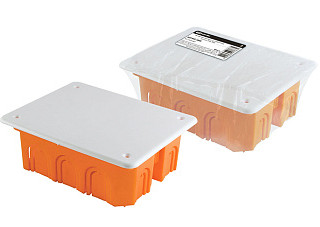 Коробка распаячная TDM СП 120х92х45мм, крышка, IP20 (1402-1008)