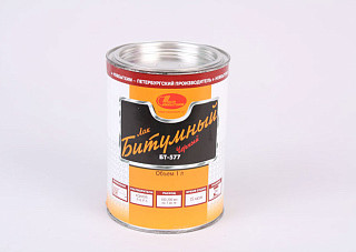 Лак БТ 577 битумный НОВБЫТХИМ (1,0л) 