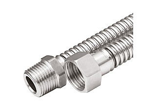 Подводка сильфонная для газа AQUALINK (1/2) Г/Ш 150см (60/1) (7025)