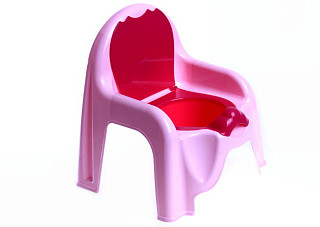 Горшок-стульчик детский розовый г.Октябрьский (М1528)