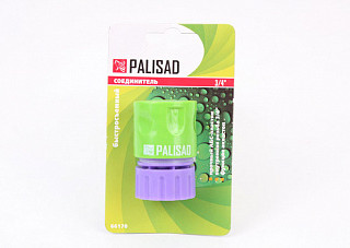 Соединитель PALISAD пластиковый быстросъемный для шланга (3/4") (66170)