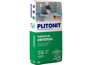 Наливной пол PLITONIT Universal + быстротвердеющий (Н011109) (20кг)