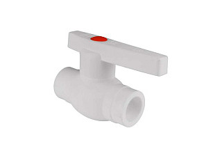 Кран шаровой ПП 25 ST БЕЛЫЙ (80/10)