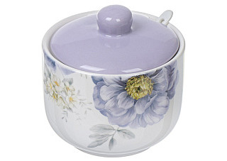 Сахарница Daniks, Флорина доломит, с ложкой, 500мл (419439)