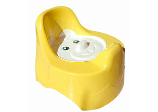 Горшок детский "Мишутка" с крышкой