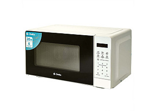 Микроволновая печь DELTA DL-90L20 белый: 700 Вт, 20 л, LED-дисплей, 6 автопрограмм