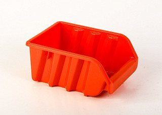 Лоток для метизов 16х11,5х7,5см, оранжевый/серо-свинцовый (ПЦ3740ОР)