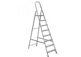 Стремянка стальная 8 ступеней ЯРУС площадка h=1,65м, до 120кг